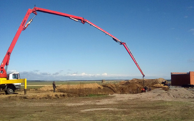 Строительство водопровода от подземных источников